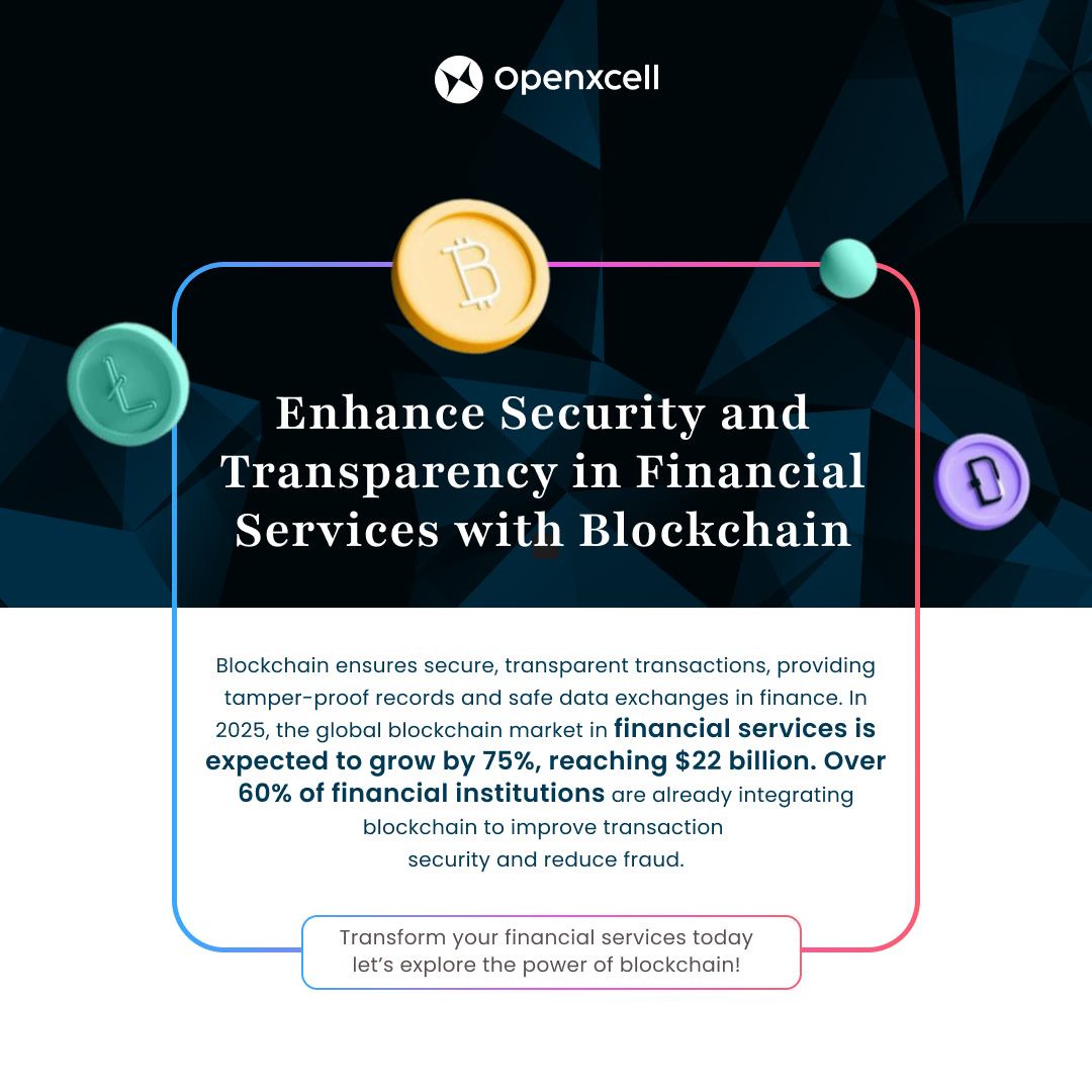 openxcell's tweet photo. Embrace the power of Blockchain and secure your transactions today. Let's explore how this innovative technology can enhance your financial services.
#BlockchainInFinance #FinancialSecurity #TechInnovation #Blockchain #Fintech #DigitalTransformation #SecureTransactions https://t.co/r3WSsP5GJS