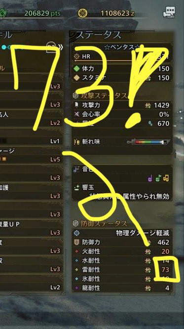 エネルもびっくり雷耐性装備ver.2