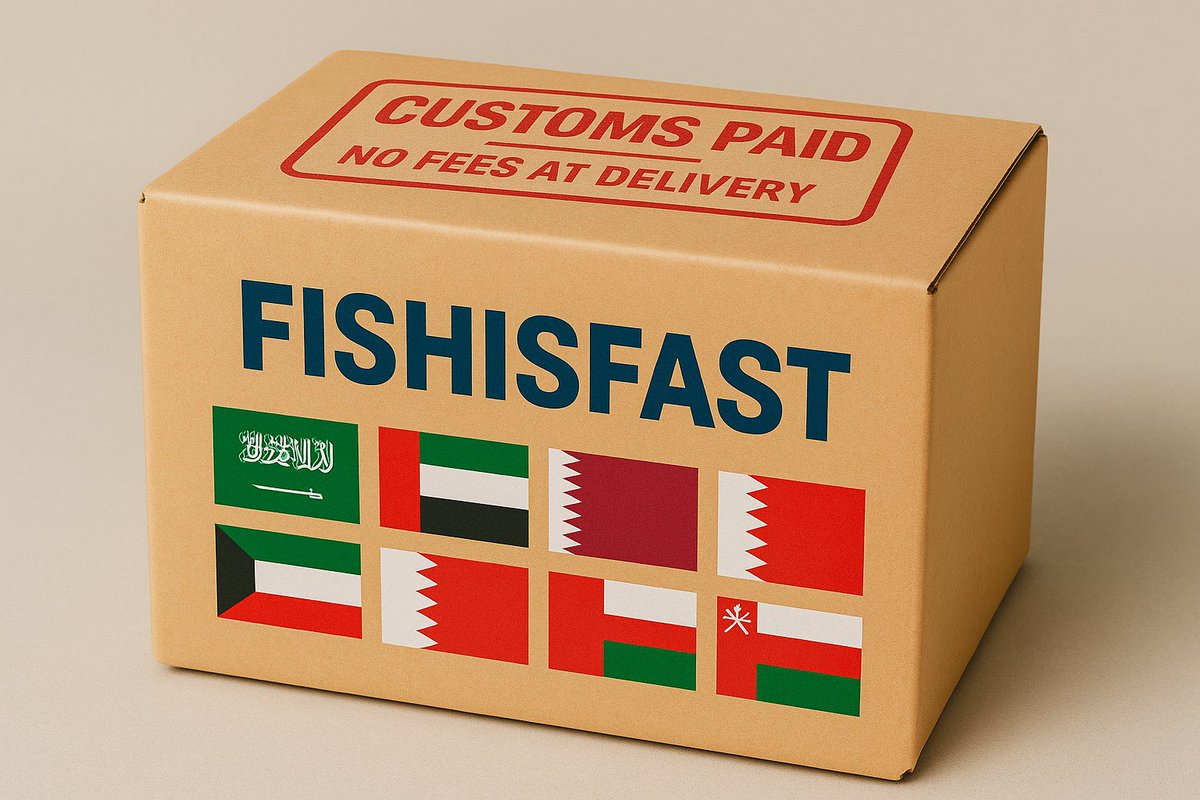 Fishisfast_AR's tweet image. 🚚 تشحن لدول الخليج؟ 
ادفع الجمارك مقدما مع أرامكس عبر فيشيزفاست!
بدون رسوم مفاجئة، بدون تأخير — توصيل سريع وسهل لحد بابك.
✅ الجمارك المدفوعة مقدما لدول السعودية، الإمارات، الكويت، البحرين، عمان وقطر
fishisfast.com