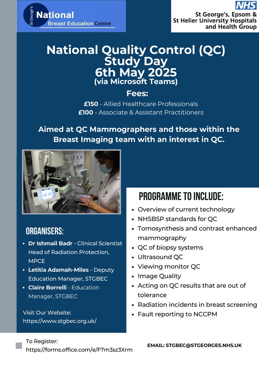 St George's National Breast Education Centre tweet media