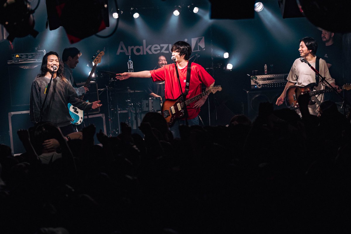 pushpullpot's tweet photo. 2025.4.29

Arakezuri 
Road to O-EAST "ADVANCE"

2日間ありがとうございました
パンパンの太陽と虎最高！

このままO-EASTまで駆け抜けろ！

photo by @_yuuta0326 
#プッシュプルポット https://t.co/DlSBTCwNs3