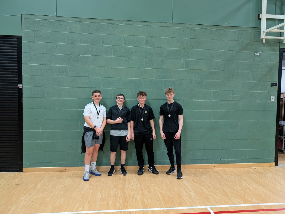 Volleyball announcement 📢

Big congratulations to the S3 volleyballers competing in the Renfrewshire finals today. 

Boys 
🥇
🥈

Girls 
🥉

Big shout out to Max A for winning boys MVP.