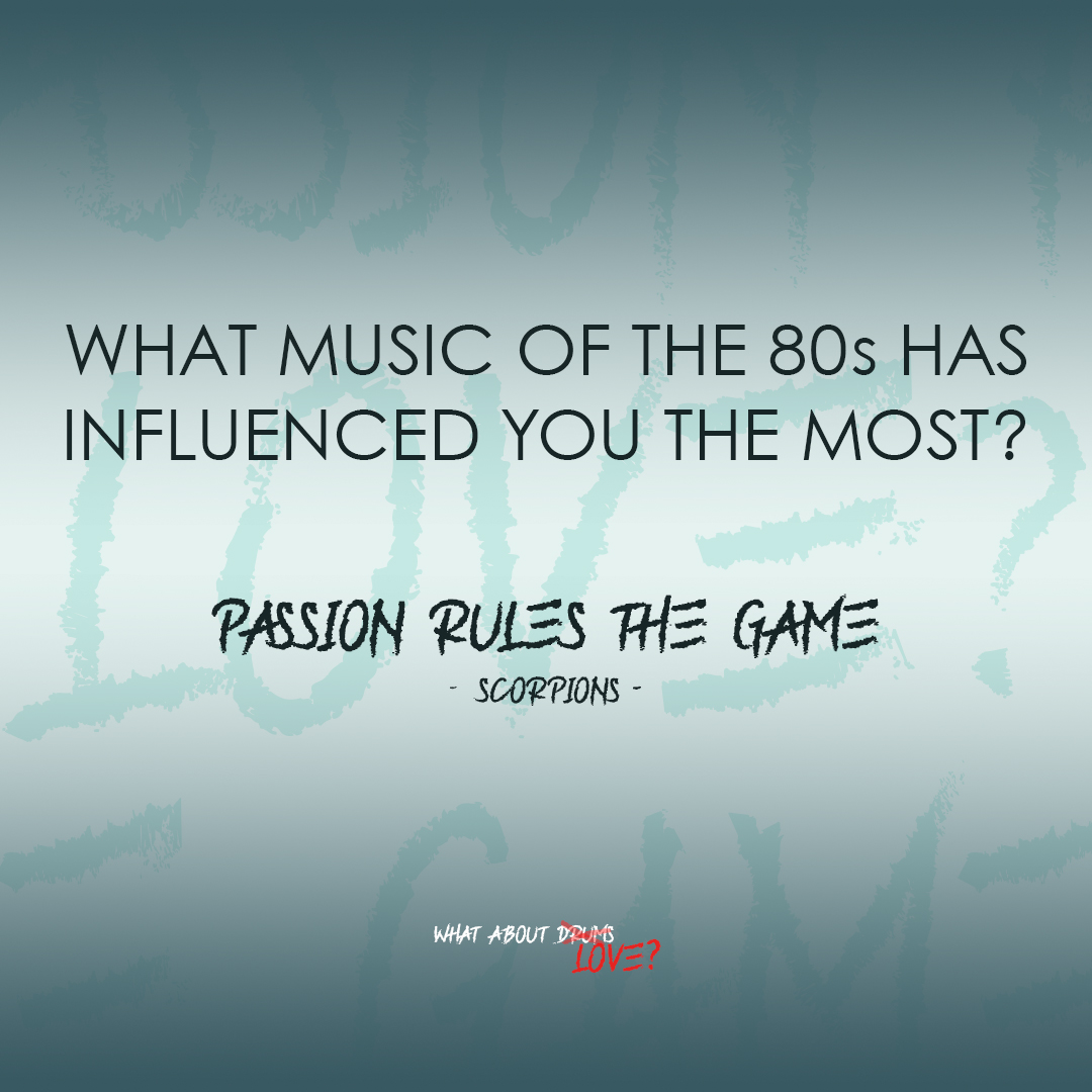 Passion Rules the Game - Scorpions

Oh what a time... the 80s...
It was our passion for music that made this life possible and still sets the pace of my life today.

What do you associate most with the 80s?

Stream - What About Love?: hermanrarebell.lnk.to/whataboutlove

Love
Herman 🤘🏼