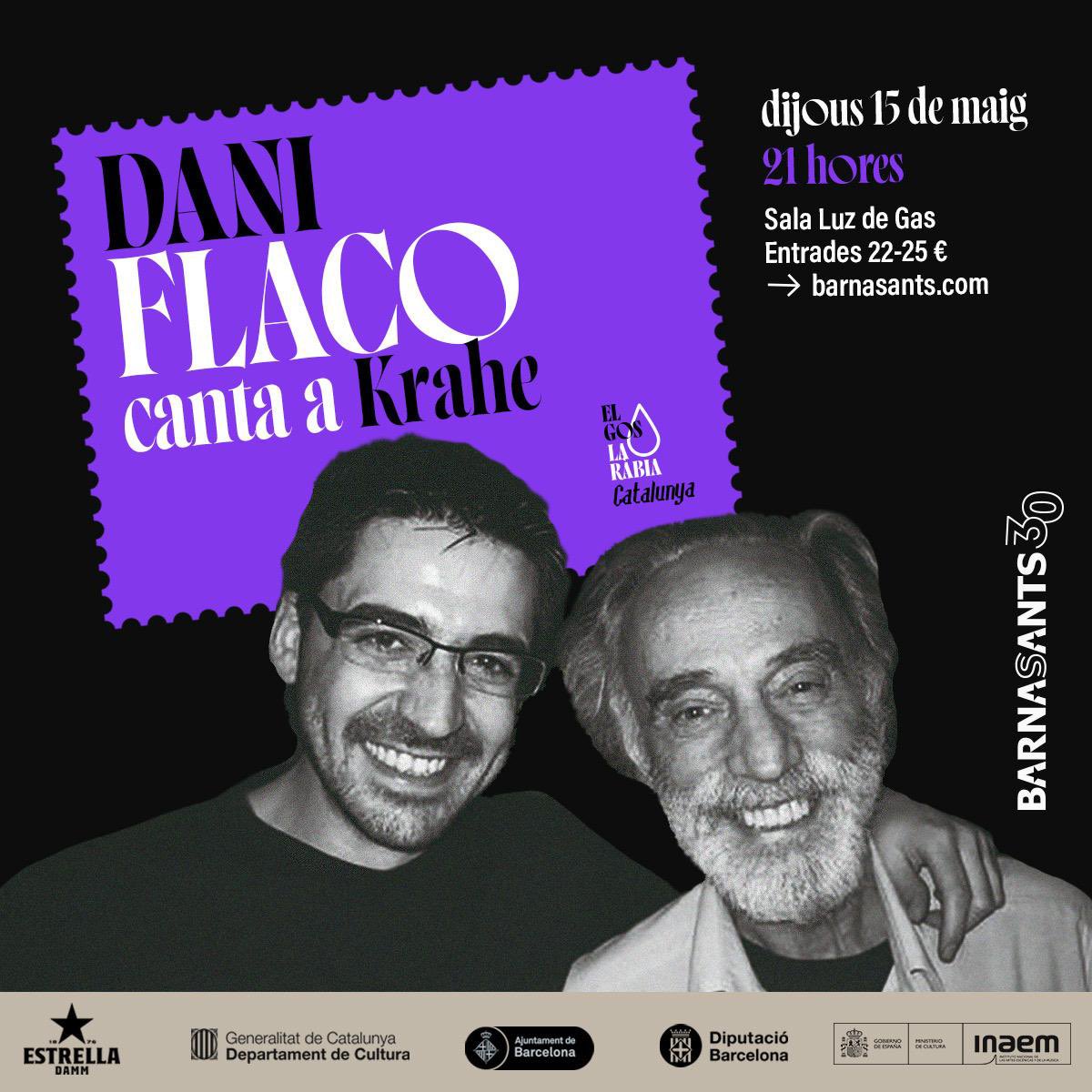 Familia, el próximo 15 de Mayo haré un concierto muy especial para mí.
Será un homenaje a mi queridísimo y admiradísimo Javier Krahe en Luz de Gas y dentro del <a href="/barnasants/">BARNASANTS!</a> ❤️
No os lo perdáis. Entradas en barnasantstickets.cat 
#javierkrahe #musica #barnasants
