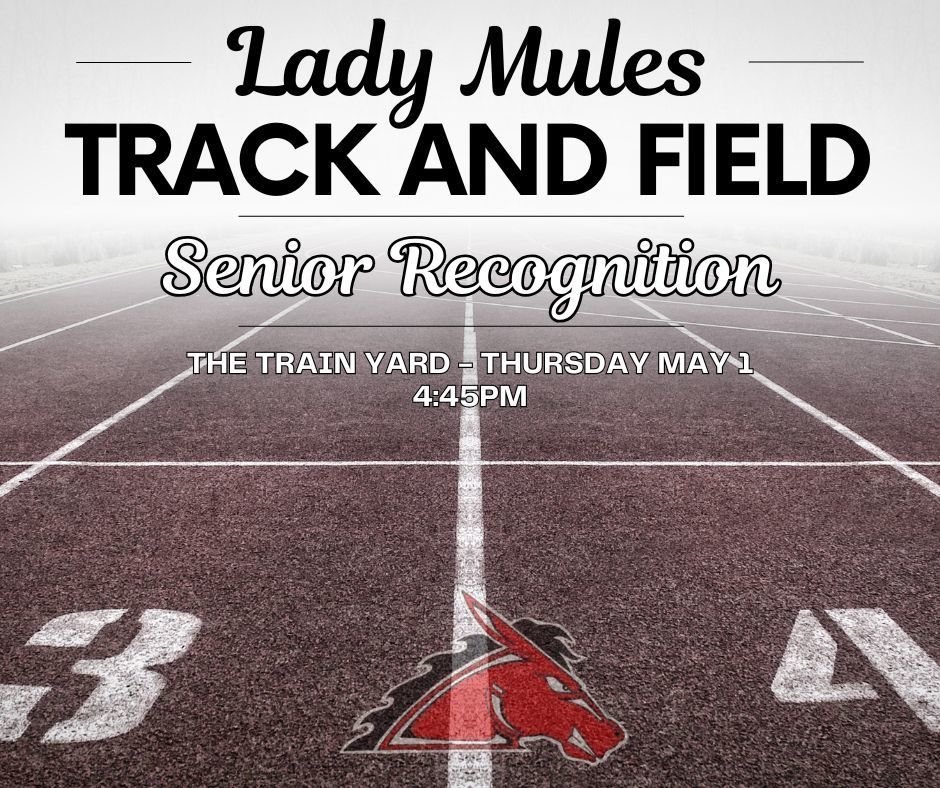 Girls Track and Field senior night is this week! Come out and celebrate all of their hard work!