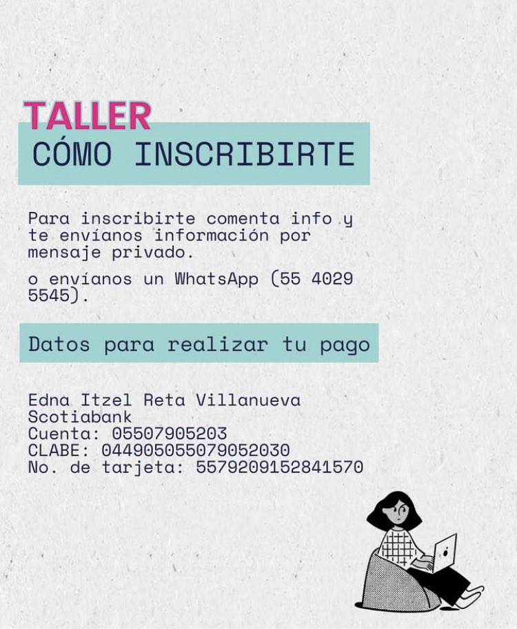 El próximo lunes comienza el taller La rebelión de las escritoras, en el que estaré compartiendo herramientas teóricas-prácticas para subvertir el canon y diversificar nuestras lecturas. 

¿Me ayudan con un rt para que llegue a la persona adecuada? ✨🤘🏼.