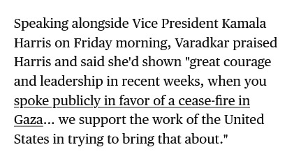 The idea Biden was "working tirelessly" to halt Israel's genocide in Gaza was always a transparent farce.

But it didn't stop a Fine Gael Taoiseach crossing the Atlantic to shower him with shamrocks and tell everyone his "heart is in the right place."