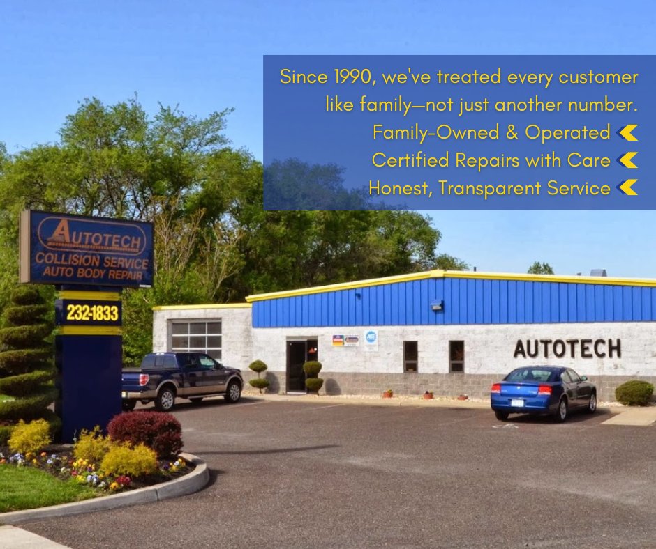 AutotechCollSvc's tweet image. Tired of feeling like just another number at a big corporate shop?
At Autotech Collision Service, we do things differently—and have for 35 years.
Choose Autotech Collision. Because your car—and your trust—deserve nothing less.