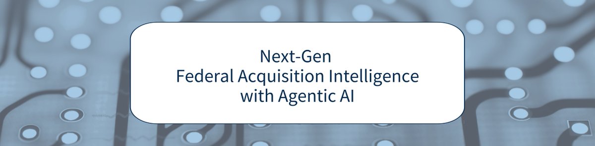 i_accessible's tweet photo. 🚀 Join Us for a Live Webinar on May 1st! Discover how Agentic AI is reshaping federal procurement, from searching forecasts using plain language to building better proposals and finding expiring contracts. 📅 1 PM EST. Register here: https://t.co/QpkBRlFitY https://t.co/gyetPPfcgi