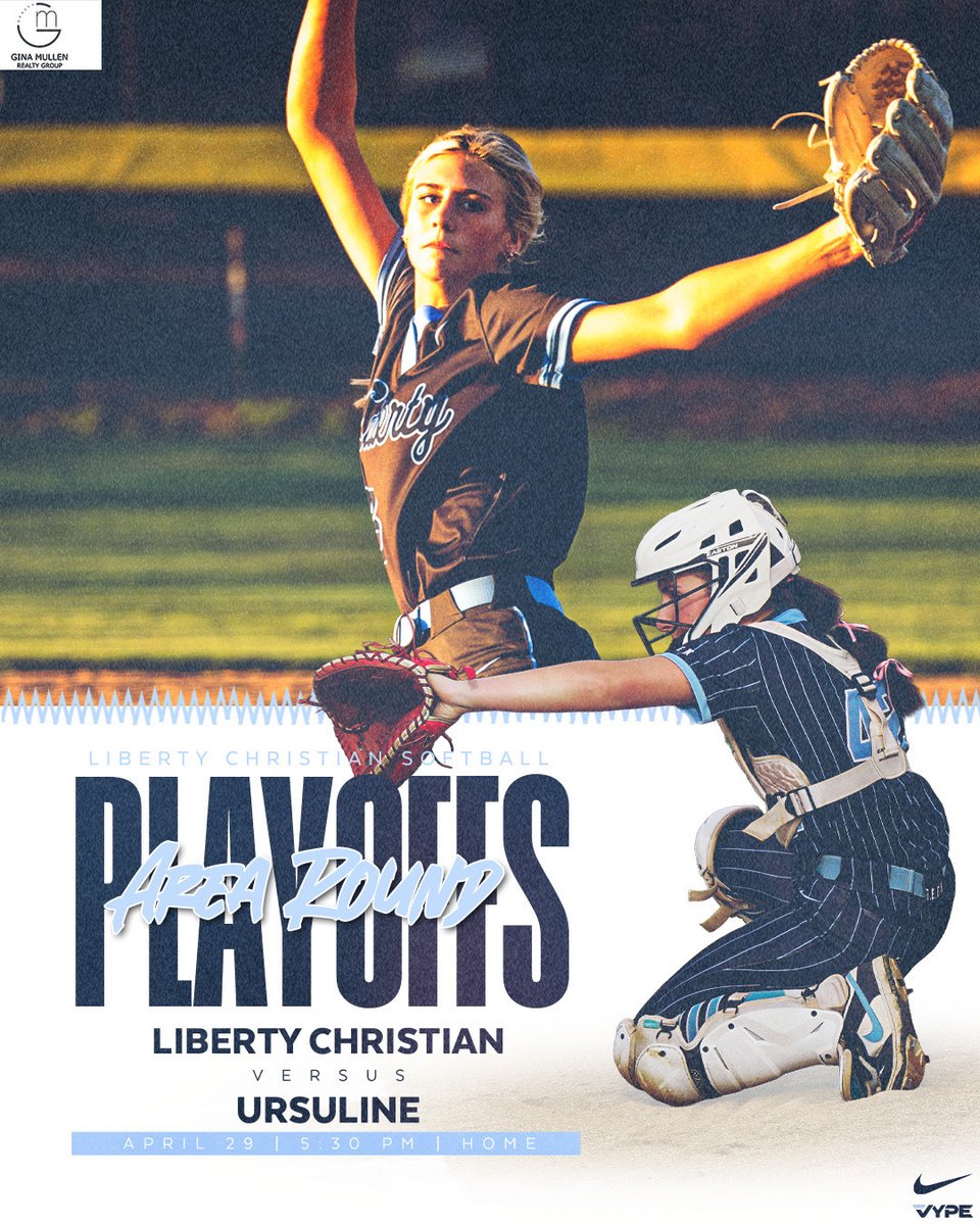 🥎 AREA ROUND PLAYOFFS
🆚 Ursuline
⌚ 5:30pm
#FORHIM