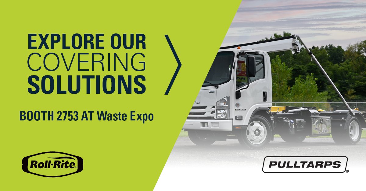 RollRite's tweet image. 👀We can’t wait to see you next week! 

If you haven’t heard yet (unlikely!), we’ll be at @WasteExpo 2025, showing off the latest tarp technology. Talk to our Trusted Fleet Safety Experts.

#rollrite #tarps #tarpsystem #rolloff #hooklift #trucks #trailers #waste #demolition