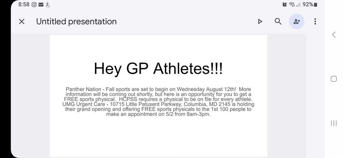 FYI!!!!!! <a href="/Volleyball_GPHS/">Guilford Park HS Volleyball</a> <a href="/Softball_GPHS/">GPHS_softball</a>