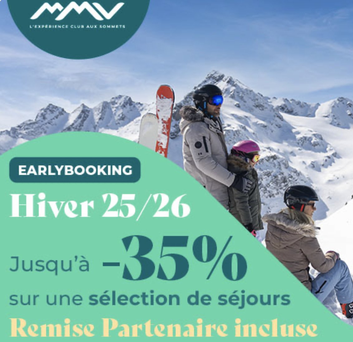 Avec Praeferentia et MMV, bénéficiez de l'offre Early Booking Hiver 2025/2026 et de -35% en réservant avant le 1er mai 2025 (Remise partenaire incluse), cumulable avec les bons plans ! et c'est ici : mmv.fr/partenaires/of…