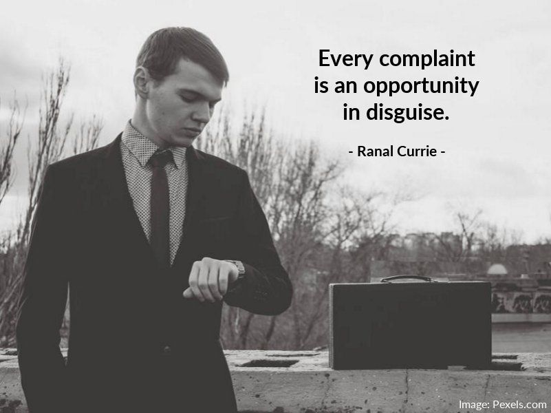 Ranal55's tweet image. Every complaint is an opportunity in disguise.

#quote #quotesmith55 #complaining #opportunity #TuesdayTreasure