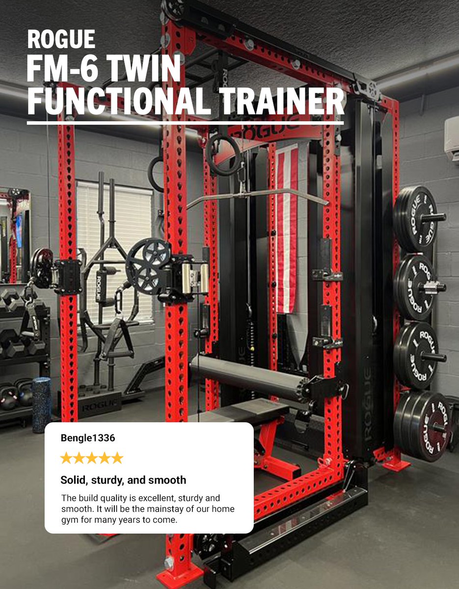 The review is in — the Rogue FM-6 Twin Functional Trainer is the centerpiece your home gym needs. ✅

roguefitness.com/rogue-fm-6-twi…