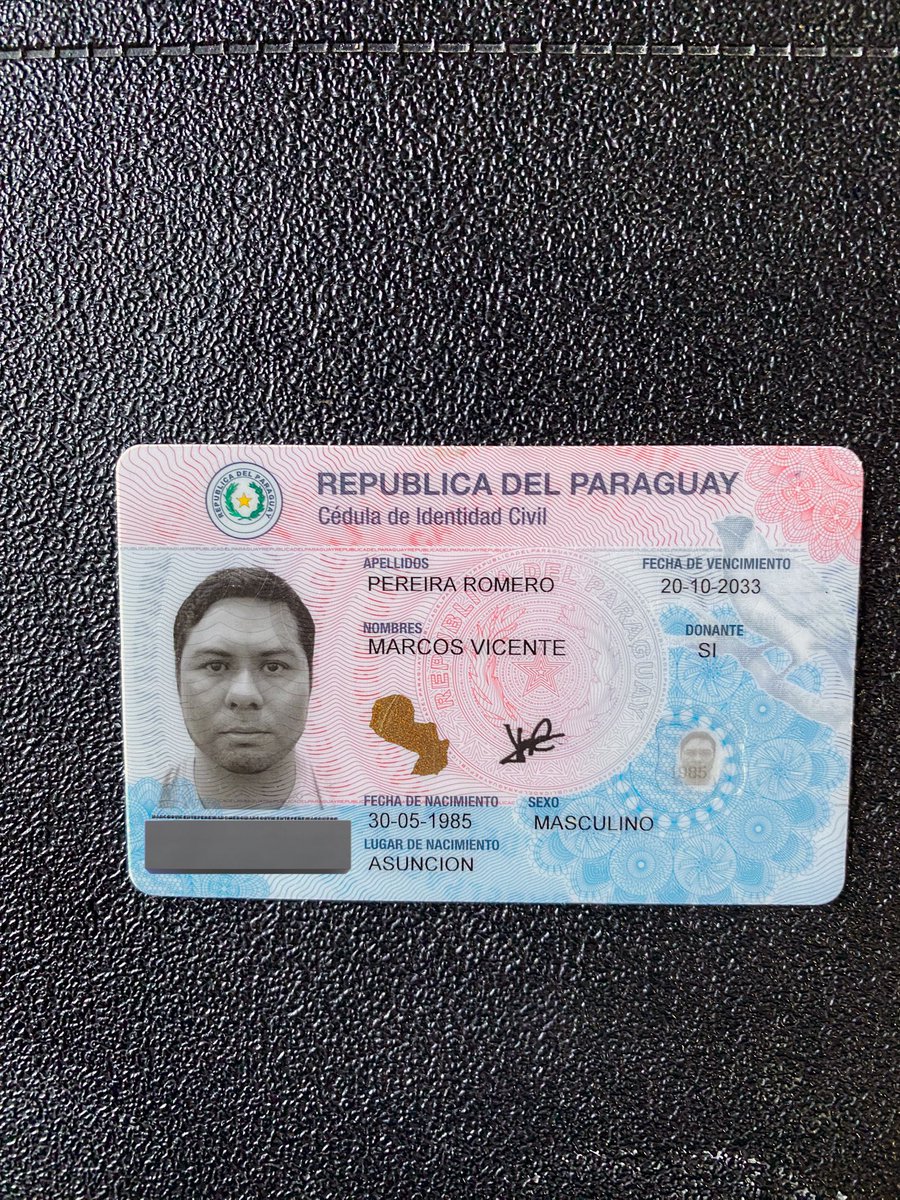Cédula encontrada en inmediaciones del Sanatorio Español (Sajonia).

Rt hasta llegar al dueño, no le encontré por ninguna red social.