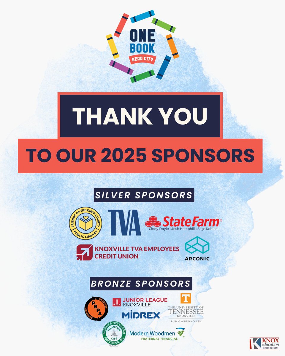 🎉 Silver &amp; Bronze Sponsor Spotlight 🎉
A heartfelt thank-you to our Silver and Bronze Sponsors, for helping bring awareness to Literacy for One Book Read City!