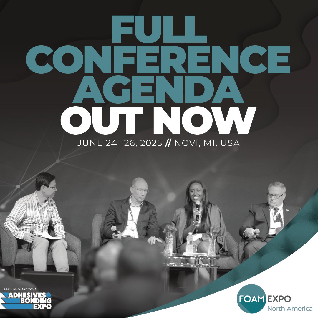 FoamExpo's tweet image. 🚨 Big News: The Foam Expo Conference Agenda is LIVE!

Dive into expert insights 🌟, market trends 📈 &amp;amp; powerful networking 🤝 - all totally FREE 💸 and alongside the expo.

📖 Agenda: foam-expo.com/conference-age…
🔗 Register: register.visitcloud.com/survey/1r5yerw…

#FoamExpo #TechnicalConference
