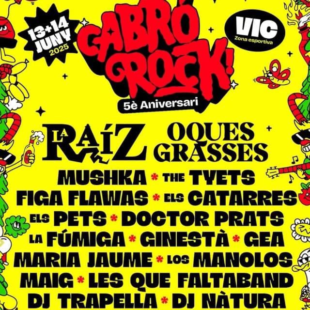 estrellxsirvent's tweet photo. Vendemos 4 entradas para el CabroRock d'Estiu en Vic (13 y 14 de junio)
Cartelazo con La Raíz en su gira de despedida. 

Md para precio, las vendemos sueltas también. 
Ig: estrellasirventt https://t.co/GyB4BpPJVa