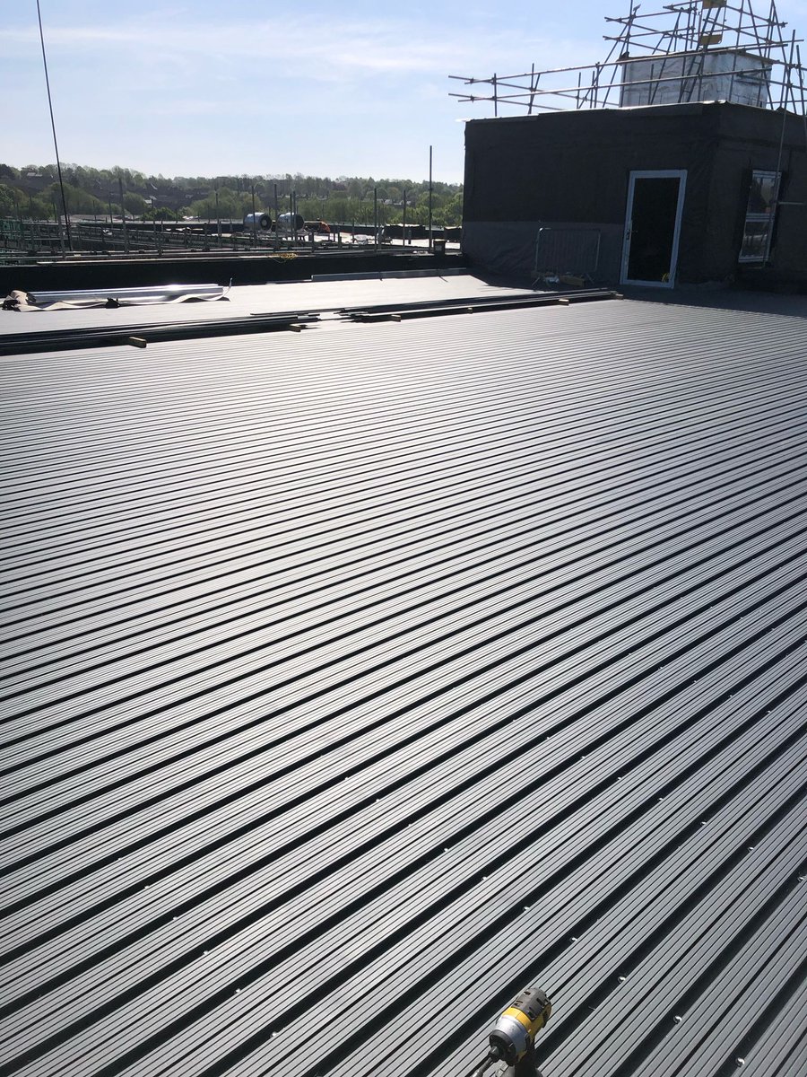 🚧 We’re nearing completion of the AliDeck UK Fire-Rated Aluminium Decking System at Pershore Road, Stirchley, delivered on behalf of GreenSquareAccord.

Our scope included DANOSA UK single-ply and bituminous waterproofing systems across the site, covering over 1,200m².