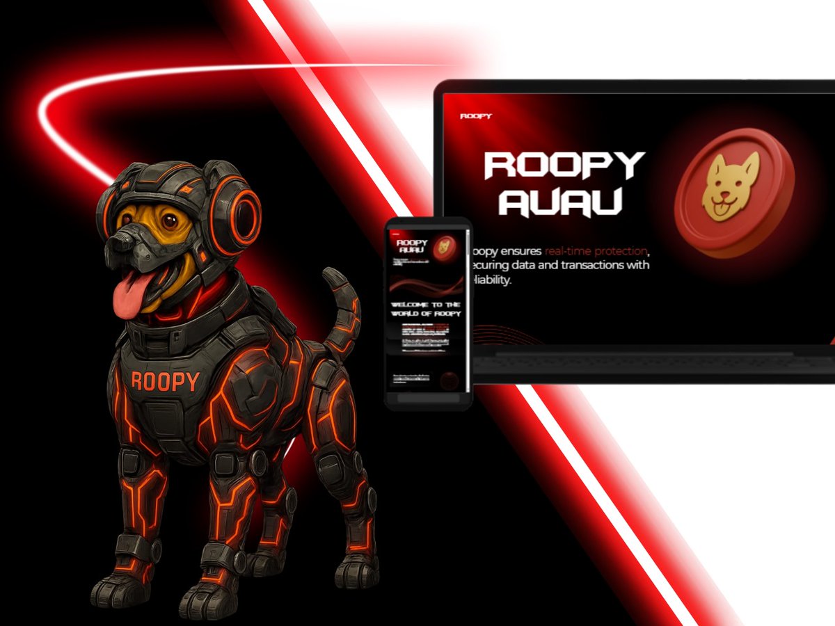 ROOPYAUAU's tweet photo. ROOPY is live! Our website is now online!
Visit now: https://t.co/itLqXns2lR

We’re excited to announce that ROOPY’s official website is now live!
Stay updated on everything about our project, learn about our mission, and see how we’re working to bring more safety and freedom to dogs and their owners.

Join the ROOPY movement!

#PumpFunLaunch