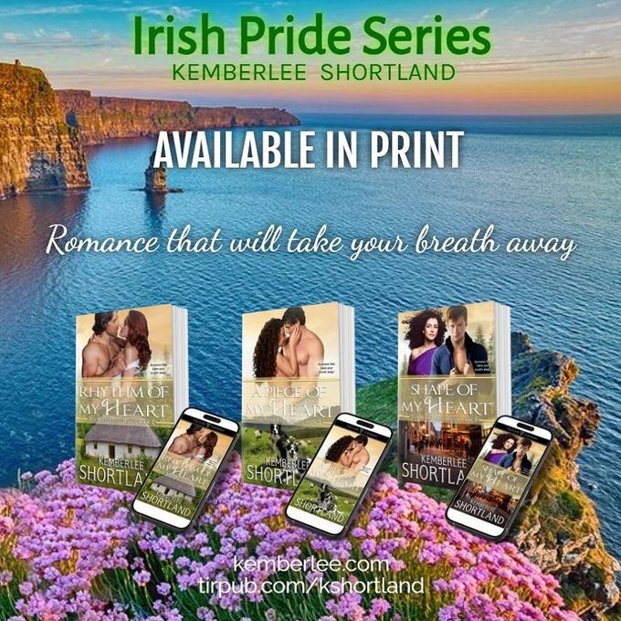 Our <a href="/Kemberlee/">Kemberlee Shortland</a> Shortland's novels are available in all ebook formats, paperback, and hardcover.

Check them out at tirpub.com/kshortland