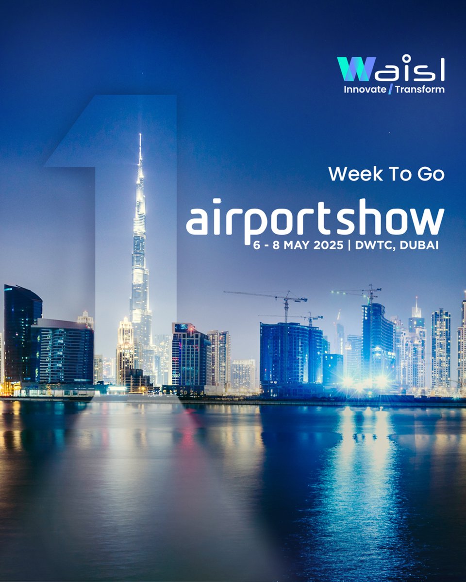 WAISL ltd (@wearewaisl) on Twitter photo Just one week to go!
#WAISL is proud to be the Gold Sponsor of The Airport Show 2025.
Experience #AeroWise, our cutting-edge #DigitalTwin-powered #APOC, and see how we're revolutionizing airport operations with intelligent, scalable, and future-ready solutions. Just one week to go!
#WAISL is proud to be the Gold Sponsor of The Airport Show 2025.
Experience #AeroWise, our cutting-edge #DigitalTwin-powered #APOC, and see how we're revolutionizing airport operations with intelligent, scalable, and future-ready solutions.