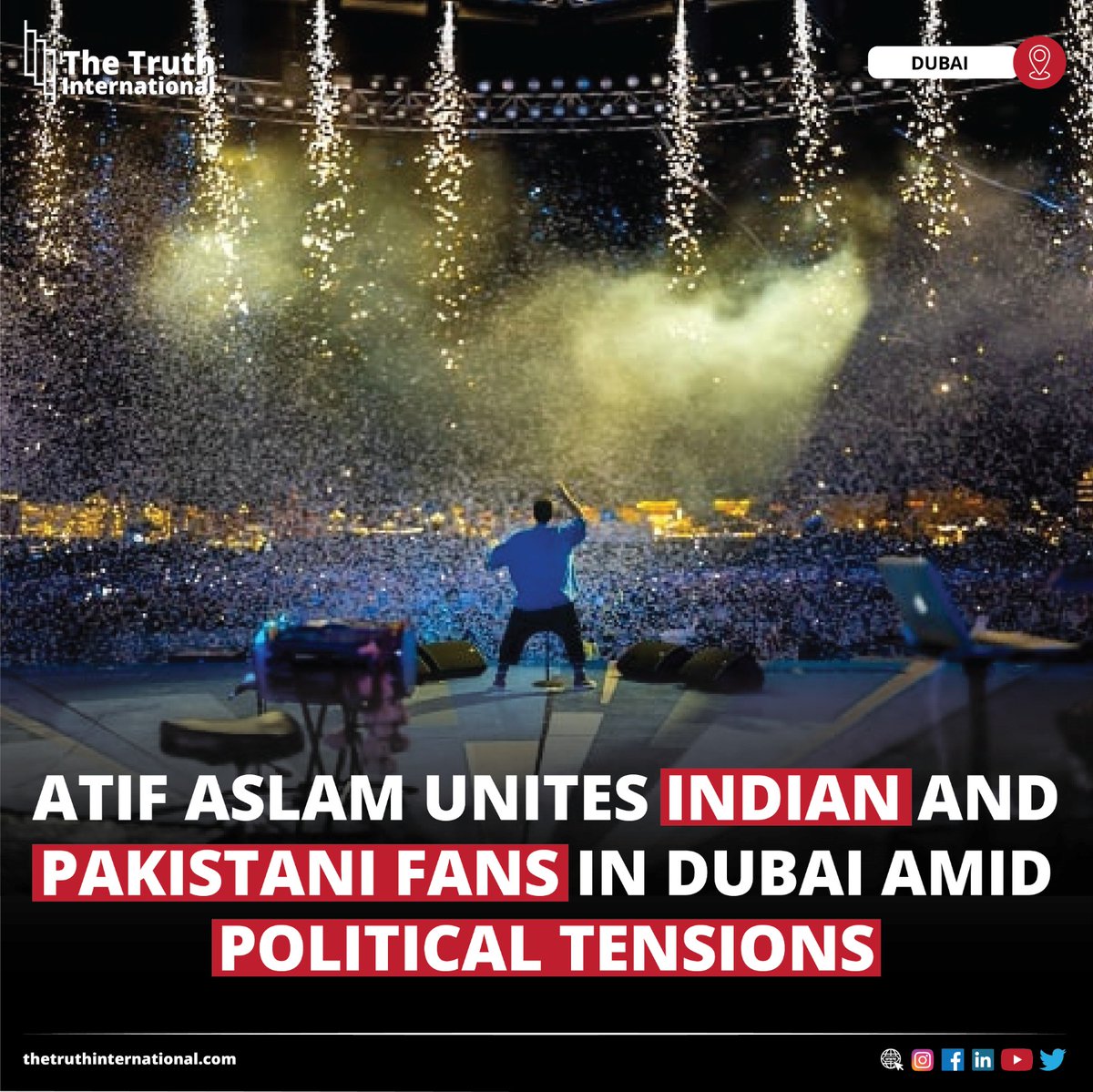 ttimagazine's tweet photo. Atif Aslam Unites Indian and Pakistani Fans in Dubai Amid Political Tensions
For Detail
https://t.co/gcfWjh0lms
#atifaslam #indian #Apakistan #political #fans #dubai #amid #tti https://t.co/zBnlIM4NiK