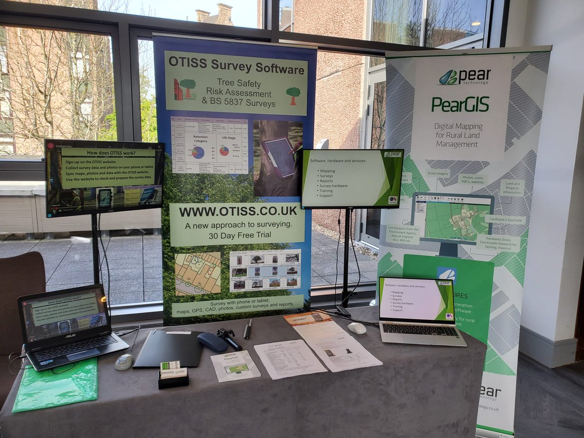 PearTechnology's tweet image. 🌳We are at @TheICF Centenary National Conference : Celebrating the Past, Inspiring the Future in Edenborough today and tomorrow 🏴󠁧󠁢󠁳󠁣󠁴󠁿 Pop by our stand to learn more about our tree surveying software, OTISS and digital mapping! 🌳#OTISS #PearGIS