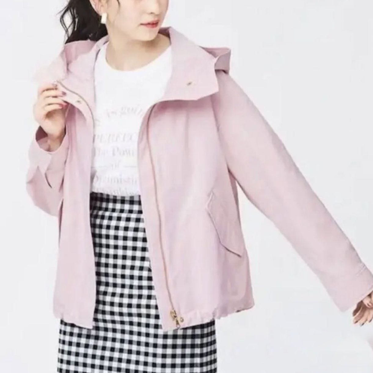 多部未華子さん衣装 対岸の家事GU マウンテンパーカ ピンク