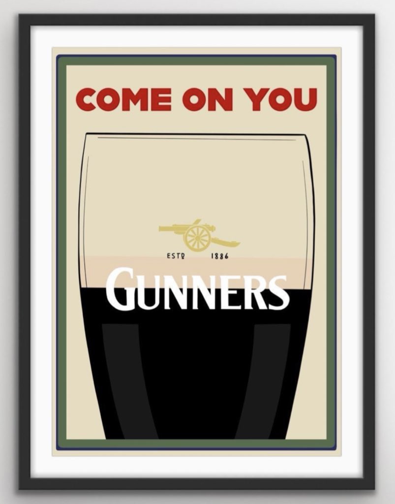 🔴⚪️ Come On You Gunners! 🔴⚪️

If The Arsenal win tonight I’ll give away one of these popular A3 prints! 

To enter, just:

🔄 RT
🗣️ Comment your score prediction 

#Arsenal #ChampionsLeague #ARSPSG