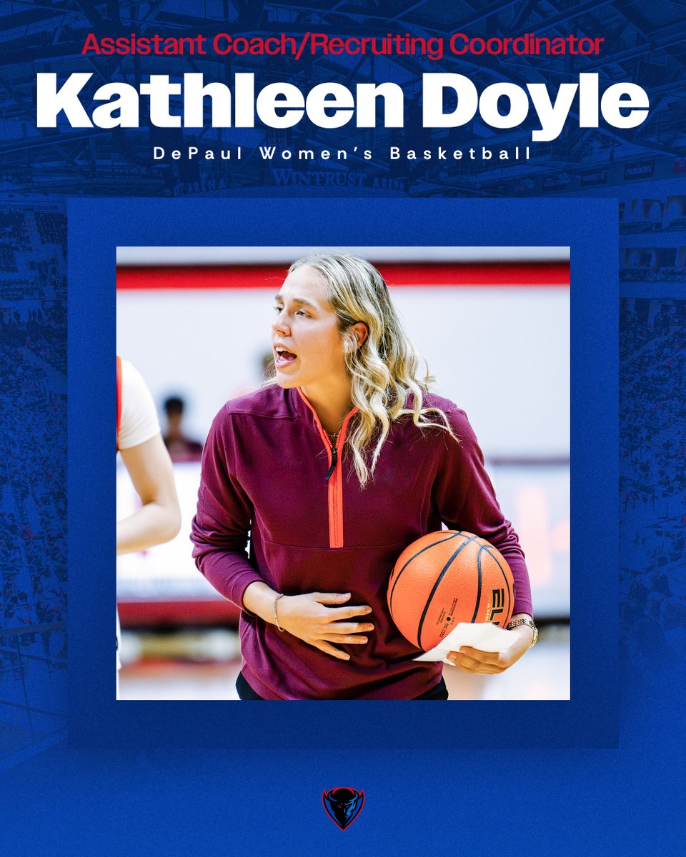 The Blue Demons are thrilled to welcome home Kathleen Doyle as Assistant Coach and Recruiting Coordinator! 

📰 » ow.ly/gnQS50VJGhK
