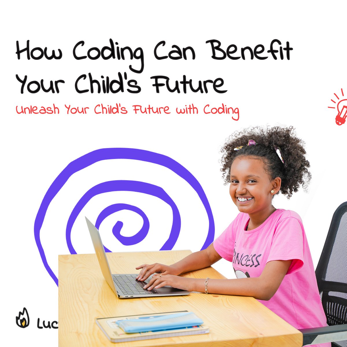 codewithlucy's tweet image. 3 tips on how coding can benefit your Child's future.
#lucycoding