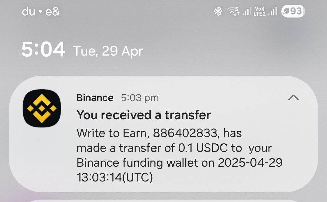 cryptoduniaeth's tweet photo. Excited to share that Binance is paying me to write on Binance Square as part of their Write to Earn initiative! It’s a great opportunity for creators to get rewarded for sharing insights, news, and analysis.

Hope more creators join and make the most of this amazing platform. https://t.co/azjuCuL8aU
