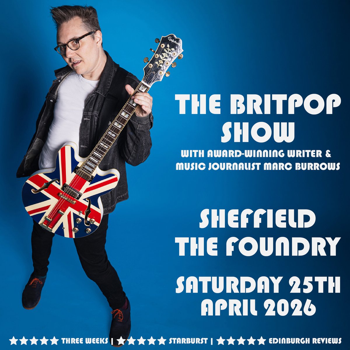 Join award-winning writer and comedian <a href="/20thcenturymarc/">Marc Burrows</a> for a multi-media stand-up celebration of one of British music’s most iconic and enduring movements, marking 30 years since the iconic Blur vs. Oasis chart war.

Tickets on sale right now from: leadmill.co.uk/event/the-brit…