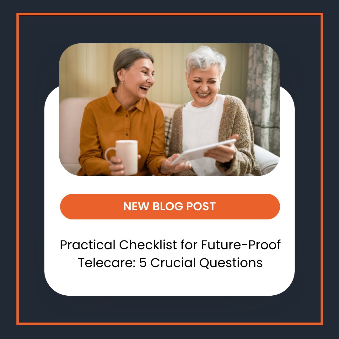 Your new #digitaltelecare system needs to work for you today and in the long term.

This blog provides a checklist that focuses on the main elements of a future-proof digital telecare system. ➡️eu1.hubs.ly/H0j1QNB0