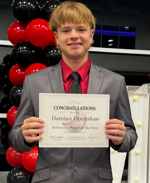 Damian Lee Openshaw (@damianlopenshaw) on Twitter photo Received Martin Warriors Varsity DPoY Award
<a href="/MartinBaseball/">MARTIN BASEBALL</a> <a href="/arlingtonas1988/">Arlington A's Baseball</a> <a href="/BUncommitted/">Baseball_Uncommitted</a> Received Martin Warriors Varsity DPoY Award
<a href="/MartinBaseball/">MARTIN BASEBALL</a> <a href="/arlingtonas1988/">Arlington A's Baseball</a> <a href="/BUncommitted/">Baseball_Uncommitted</a>