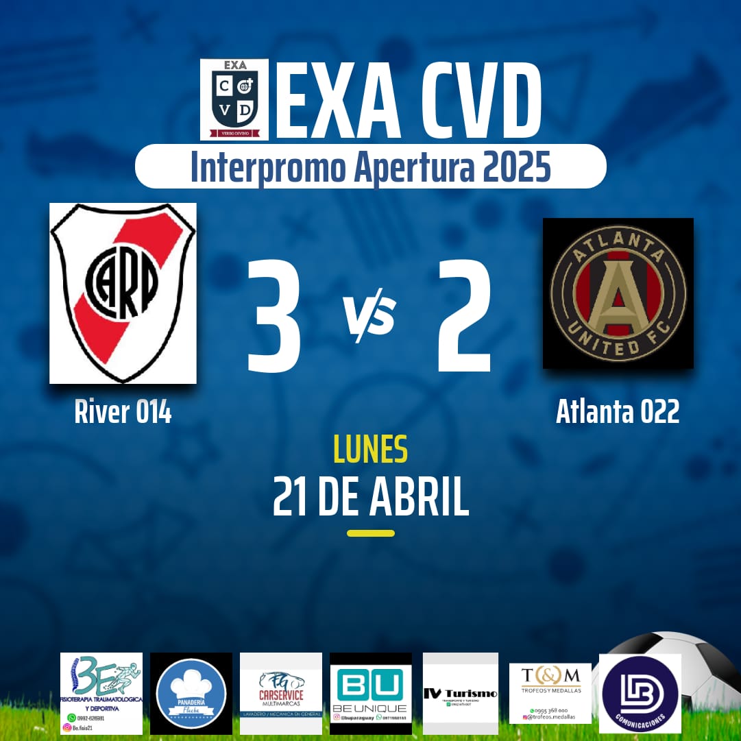 asoexacvd's tweet photo. 📸 de la 6ta Fecha del Inter Promo #ElExaSomosTodos #EnBuscaDeLaGloria🏆 

#River014 vs #Atlanta022 https://t.co/twaN4bqBpP