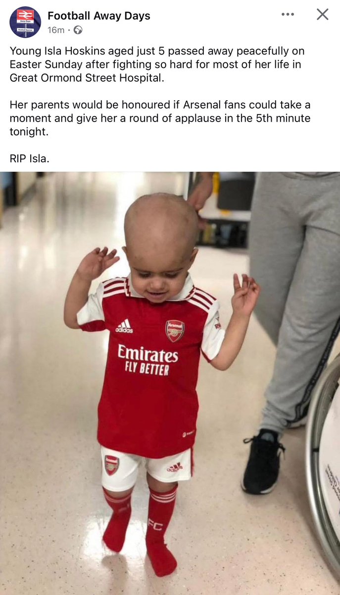 Bingham38's tweet photo. @Arsenal let’s make it happen. RIP Isla 🙏 https://t.co/QCagVRZjrg