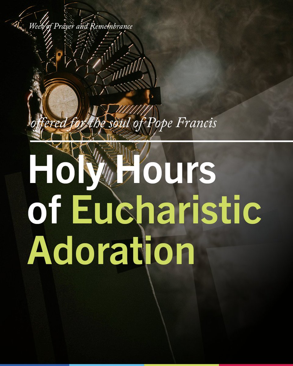 ArchNY_Schools's tweet image. &quot;In the Eucharist is His life given for each of us&quot; - Pope Francis.
.
As we continue to pray for Pope Francis&apos;s soul, today, Catholic Schools in the Archdiocese of New York will offer an hour before our Lord in the blessed sacrament.