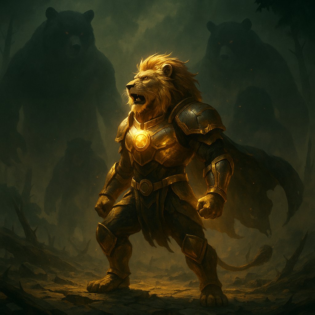 MANE Warrior vs 100 bears? 

You know who will be the winners 🦁