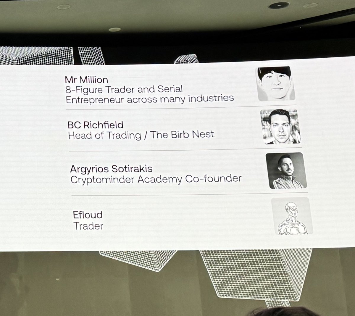 sophie_OKX's tweet photo. Look who’s on stage now 👀
@Crypt0minder 

#AlphaTradersSummit #OKX https://t.co/SD9HdsELPj