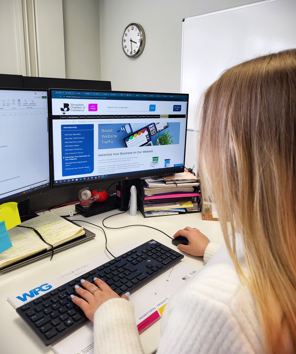 If you're a Chamber member, you can advertise your business on our website at a seriously discounted rate! 👀

With a whopping 25,000 monthly page views, your business will be showcased on one of Shropshire's most recognised websites.

Find out more here: shropshire-chamber.co.uk/membership/adv…