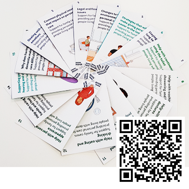 Our free ‘Crossing the Line’ resources are available to support family carers providing personal care for people living with dementia. Explore the website and access downloadable booklets here caringhelp.on.worc.ac.uk