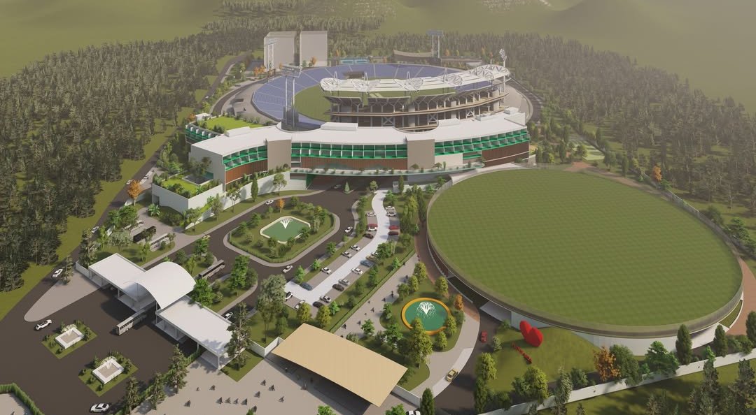 Pi_Cube_Studio's tweet image. Our entry for the MCA Club House competition in Pune focused on  the built environment for cricketers and users at the MCA Stadium. We aimed to elevate their experience through improved functionality, landscape integration, and striking aesthetics.  #Architecture #Competition