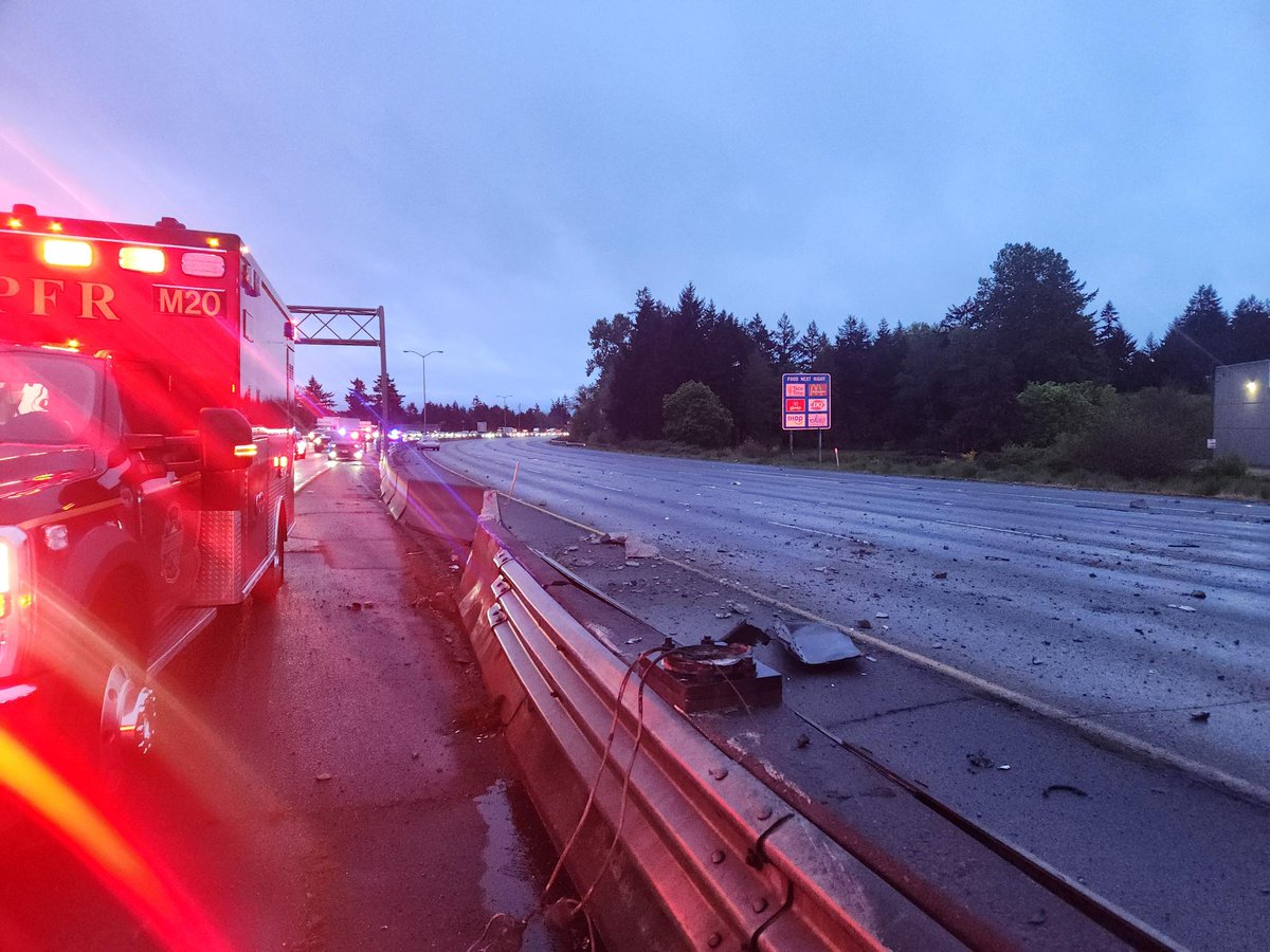 These incidents have a sequential order that require time. We're here. Expect extended closure. 
Fire response✅
Law enforcement investigation
Vehicle removal and highway cleanup