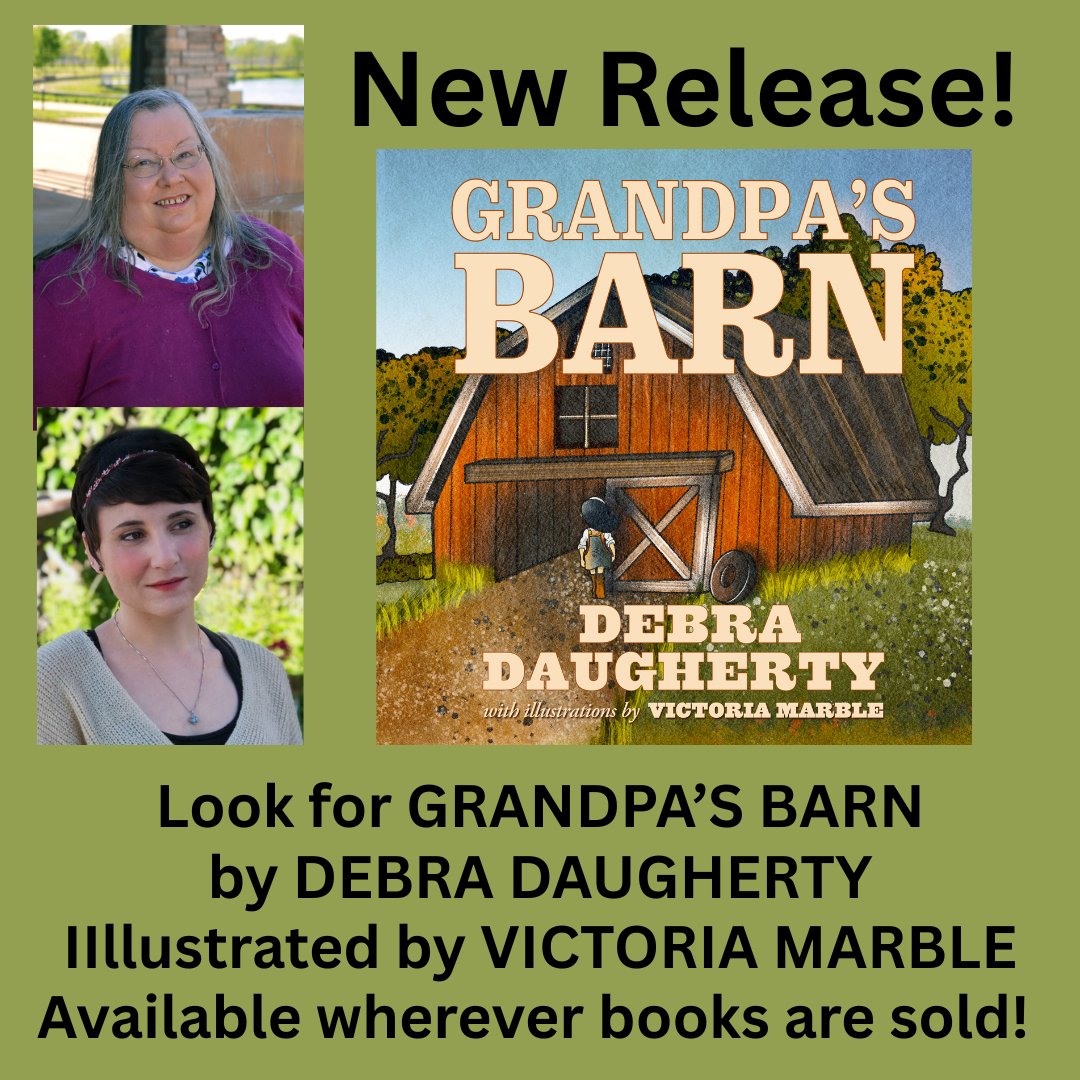 New Release! 

Step into the wonder of childhood memories in Grandpa’s Barn, a heartwarming new picture book inspired by Debra Daugherty’s own adventures in her grandfather’s barn—exploring the hayloft, discovering hidden treasures, and cherishing the simple magic of farm life.