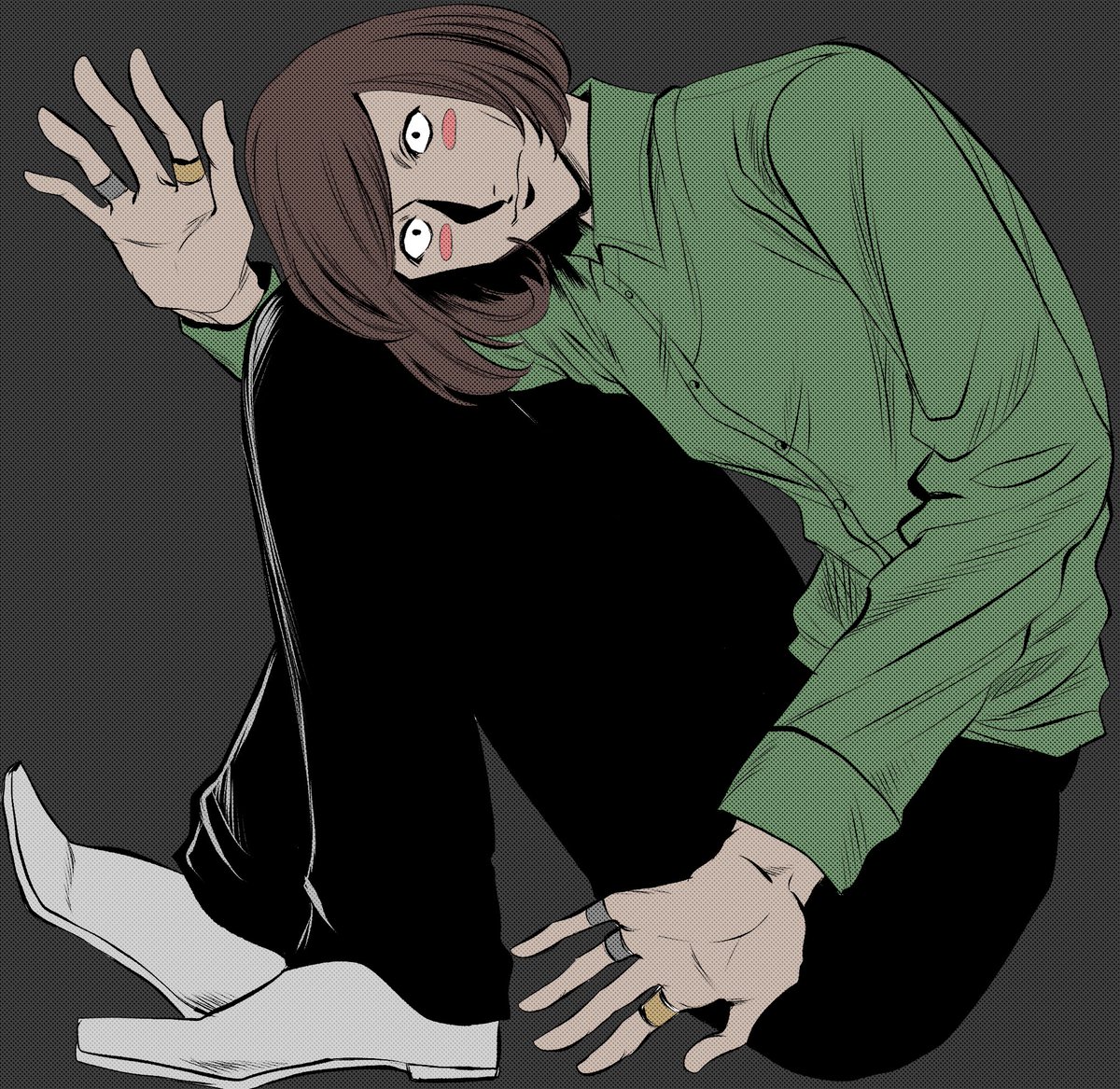 らくがき💚