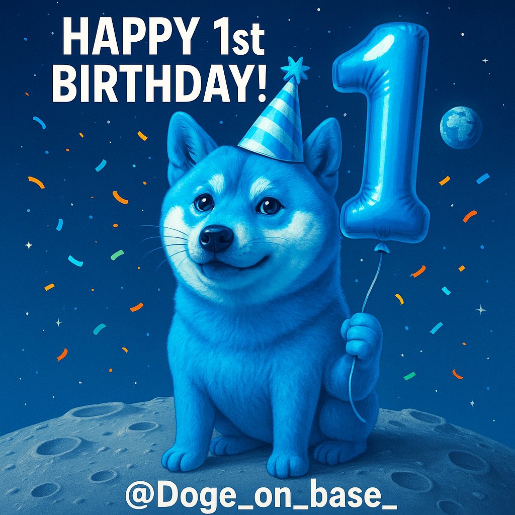 CryptoApe45's tweet photo. @based_elnen @base Exactly 1 year today!
Happy 1st birthday @doge on @base!! ππ
@Doge_on_base_
https://t.co/89itlrg0GX 0x80E3Ee7bAB68fEAea6e01c44df9daa5de53e4818 #doge #DogeOnBase #base https://t.co/NUNiojlwSV