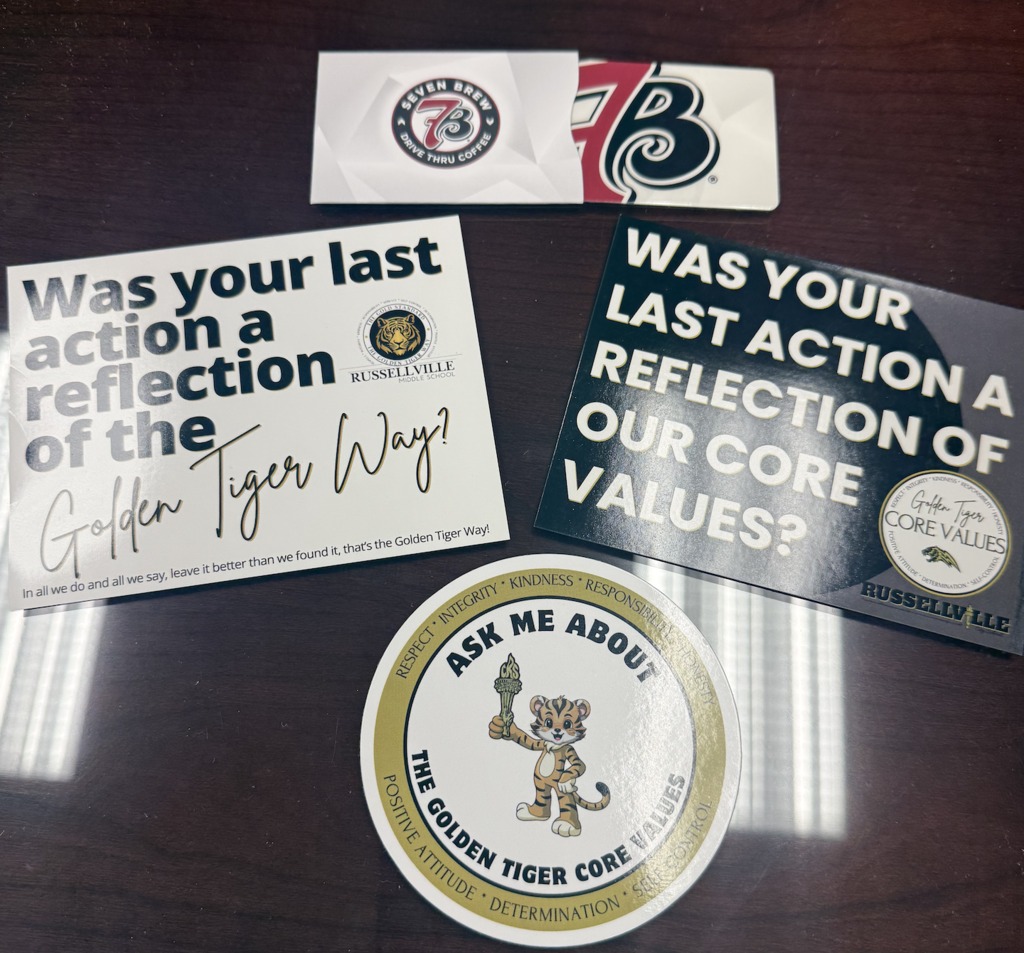 We’re kicking off a Core Values Challenge, join the fun!
It’s time to show off your core values magnets —and have a chance to win a $25 Gift Card to 7 Brew Coffee!
Snap a fun or creative picture
Post the picture on your social media using the hashtag #GoldenTigerCoreValues